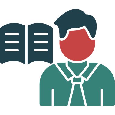 kitap simgesi vektör illüstrasyonu