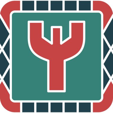 Bir tuğla evin vektör simgesi