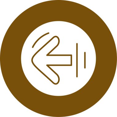 Modern bir simgenin vektör illüstrasyonu