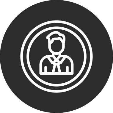 Modern b 'nin vektör illüstrasyonu insanların ikonundan yoksun