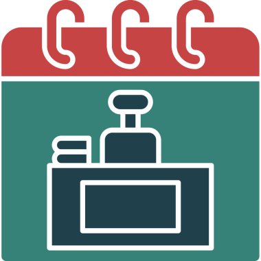 Modern bir simgenin vektör illüstrasyonu