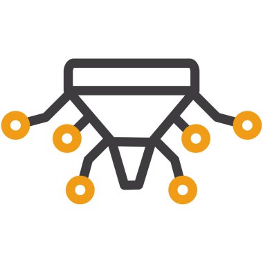 Ağ web simge vektör çizim