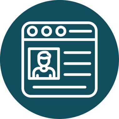 Ağ simgesi. tarayıcının vektör illüstrasyonu