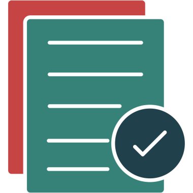 Liste vektör simgesini kontrol et