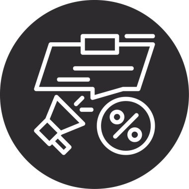 İş ve finans simgesinin vektör illüstrasyonu