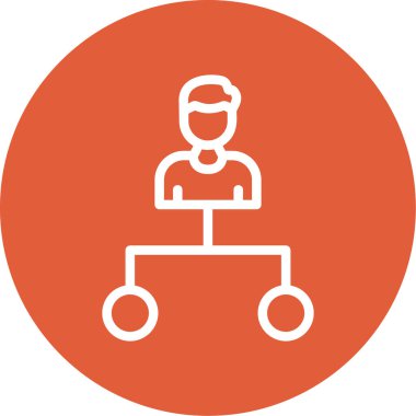 İnsan simgesinin vektör illüstrasyonu