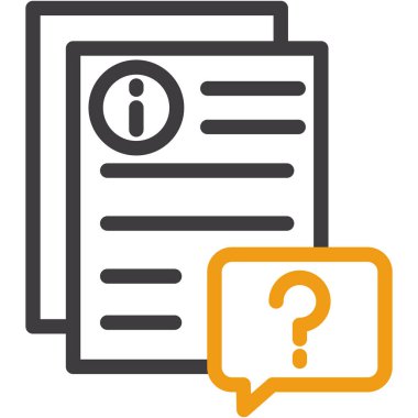 iş sözleşmesi belgesi simgesi ana hatlar biçiminde