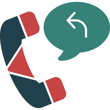 Çağrı merkezi renkli illüstrasyon simgesi