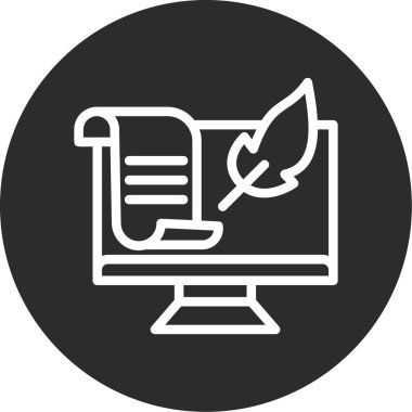 seo modern simgesinin vektör illüstrasyonu