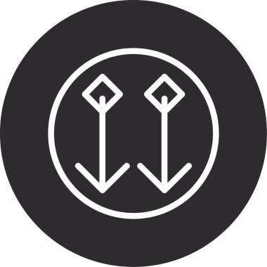 Bir b simgesinin vektör illüstrasyonu