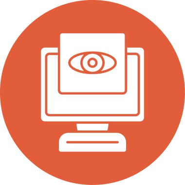 Bilgisayar simgesi. vektör tasarımı.