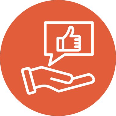 el simgesi vektör illüstrasyonu