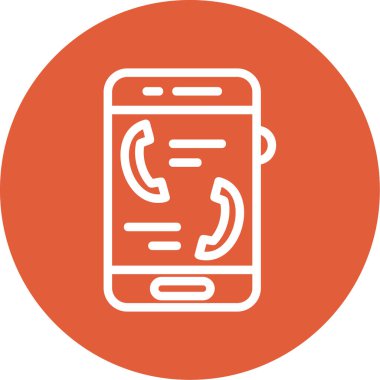 Çağrı merkezi ikon vektör illüstrasyonu