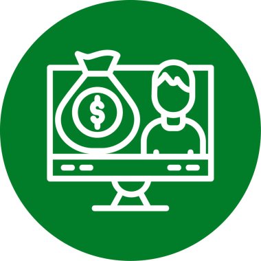 online bankacılık kavramı vektör illüstrasyonu