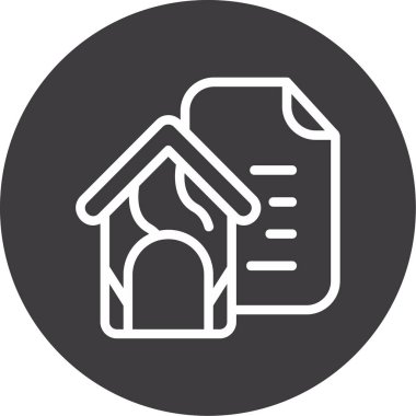 House vektör satırı simgesi