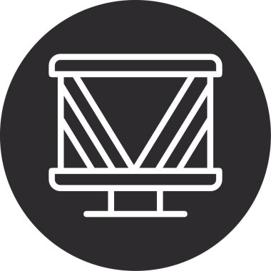 Bir tablonun vektör simgesi