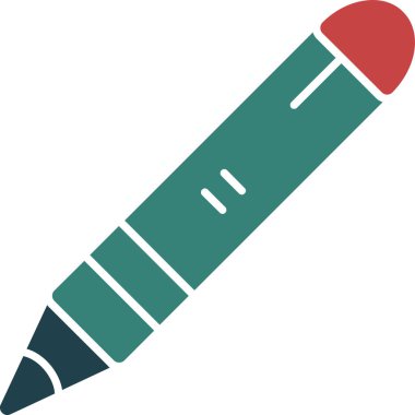Kalem. Web simgesi basit illüstrasyon