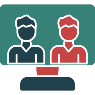 İnsan simgesinin vektör illüstrasyonu