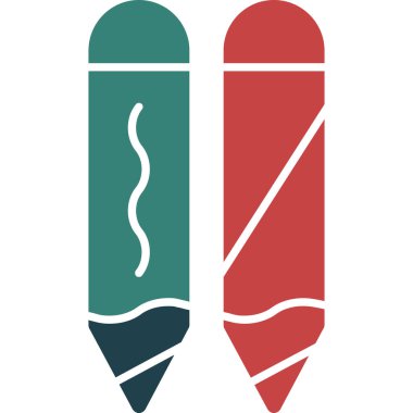 kalem simgesi. vektör illüstrasyonu