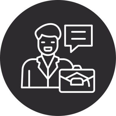 Müşteri hizmetleri çizgisi simgesi, müşteri hizmeti konsepti, beyaz arkaplanda müşteri servisi işareti, mobil konsept ve web için doğrusal müşteri hizmetleri simgesi