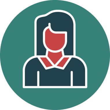 Kırmızı kurdeleli bir adamın vektör çizimi