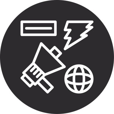 seo modern simgesinin vektör illüstrasyonu