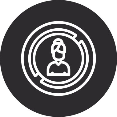 Projeniz için vektör avatar simgesi