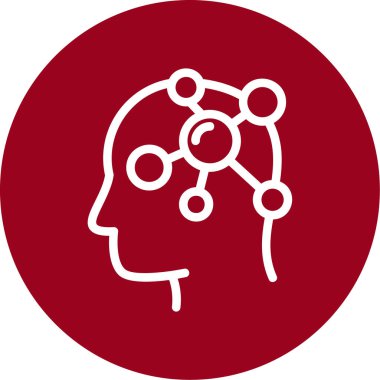 Bir insan simgesinin vektör illüstrasyonu