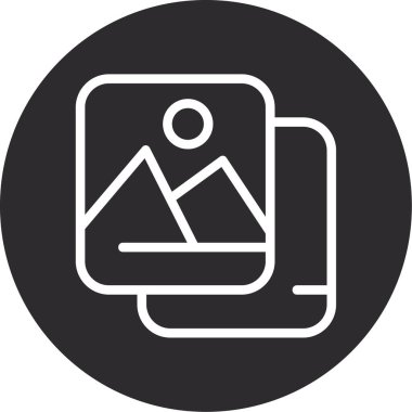 İş simgesinin vektör illüstrasyonu