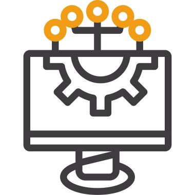 Seo simgesinin vektör illüstrasyonu