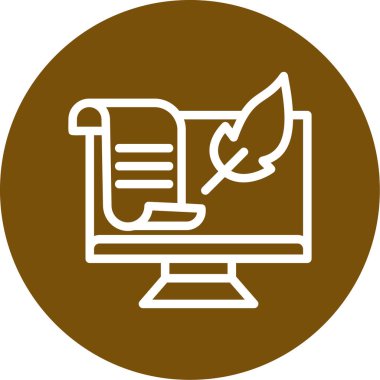 seo modern simgesinin vektör illüstrasyonu