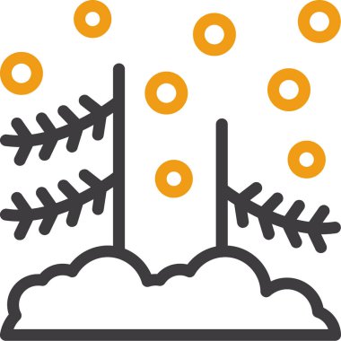 Çizgi film çitinin vektör çizimi