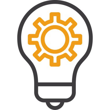 ampul simgesi vektör illüstrasyonu