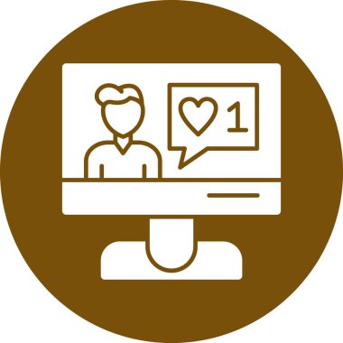 Dizüstü bilgisayar simgesinin vektör çizimi