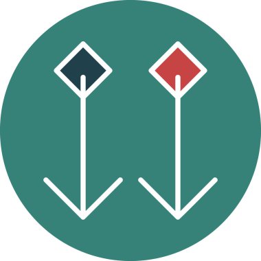 ok yönü sağ simgesi - taslak biçimi