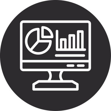 iş veri simgesi, vektör illüstrasyonu