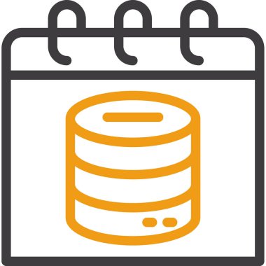 takvim web simgesi basit tasarım