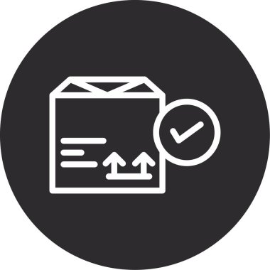 Kontrol listesi simgesinin vektör illüstrasyonu