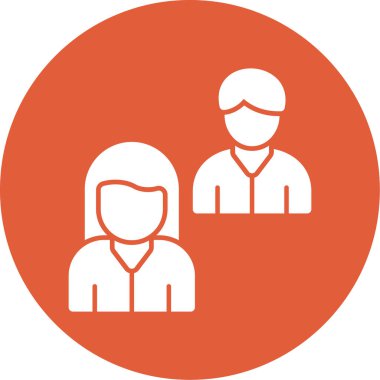 avatar. Web simgesi basit illüstrasyon