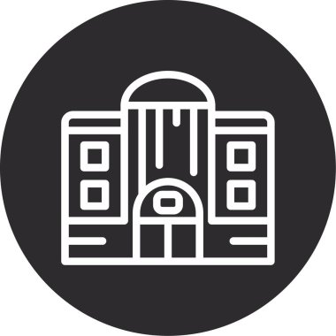 Yapı simgesinin vektör illüstrasyonu