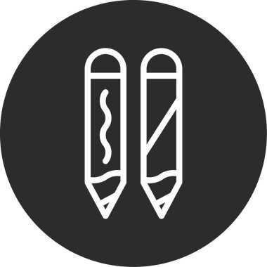 kalem simgesi vektör illüstrasyonu