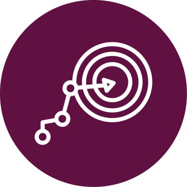 güzel ok çizgisi vektör simgesi