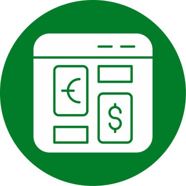 para simgesi vektör illüstrasyonu