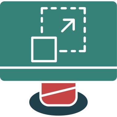 Web simgesi vektör illüstrasyonu