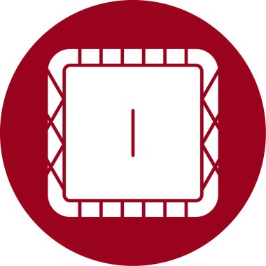 Basit ağ simgesi, vektör illüstrasyonu