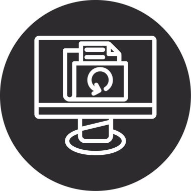 seo modern simgesinin vektör illüstrasyonu