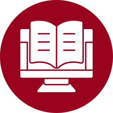 Kitap. Web simgesi basit tasarım