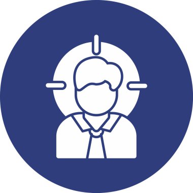 avatar. Web simgesi vektör illüstrasyonu