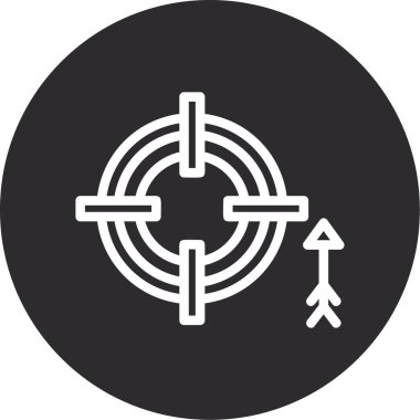 ok simgesi vektör illüstrasyonu