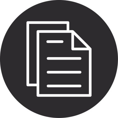 dosya vektör çizgisi simgesi